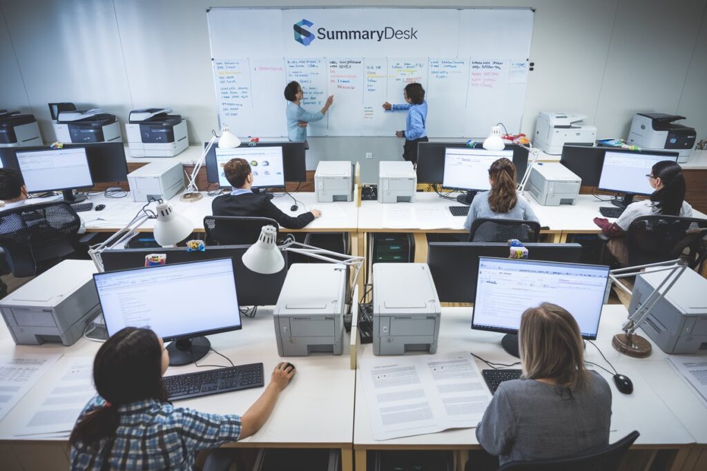 Attorneys working at Summary Desk